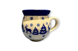 070 Bunzlau Bolle mok 1931X 350 ml Kerst